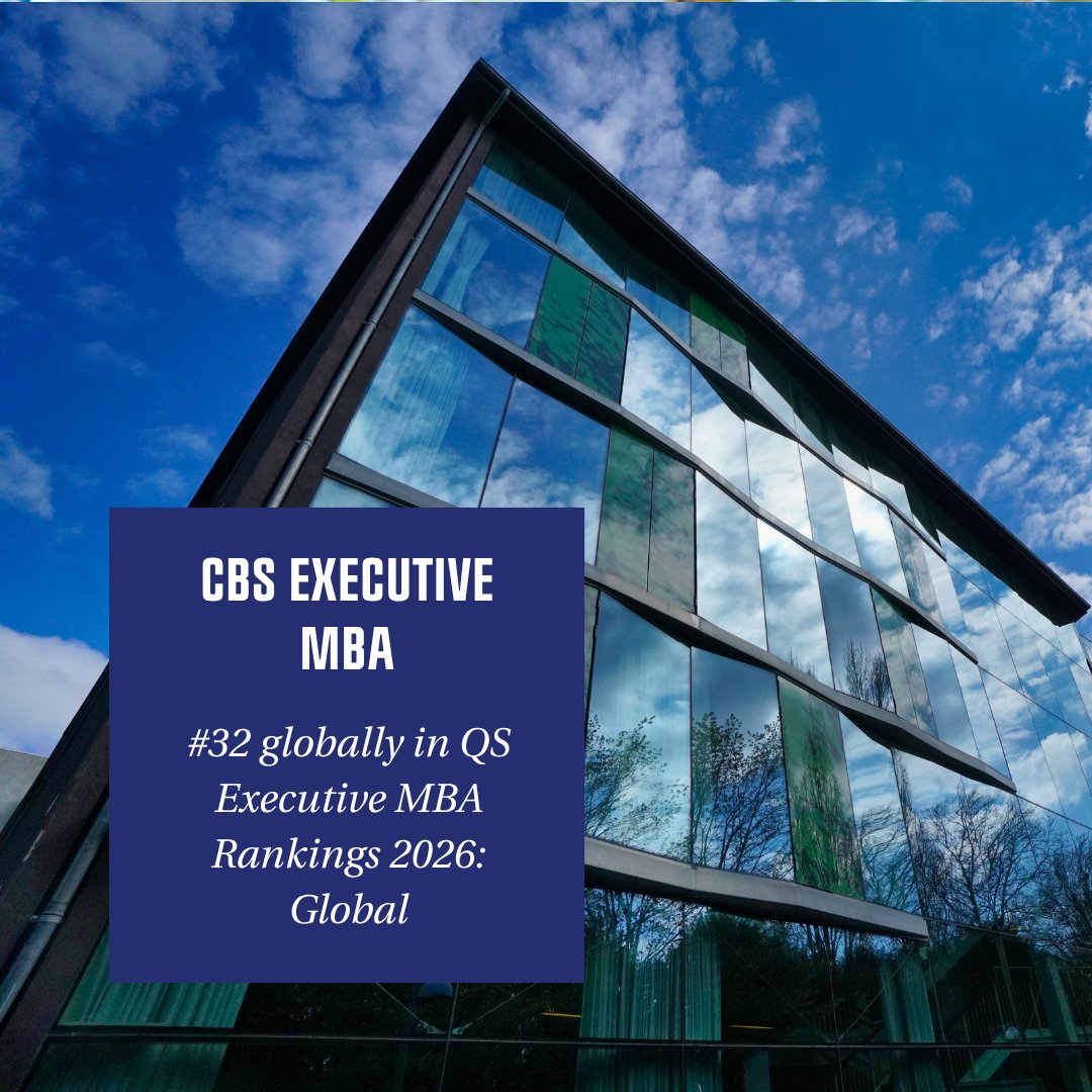 Copenhagen Business School - MBA Programmes tweet media