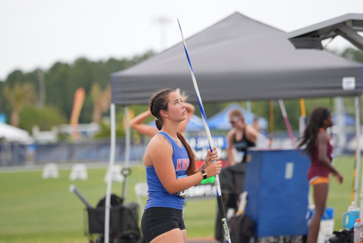 TKALions's tweet photo. Gracyn Needle takes third place in the state finals in the javelin! She went 2-2 in a regional quarterfinal softball win last night and medaled in state track today. Solid 24 hours. #tkatrack 
@TKAWPB @pbphighschools @ESPNWestPalm @GracynNeedle https://t.co/cHvoUqzYV3