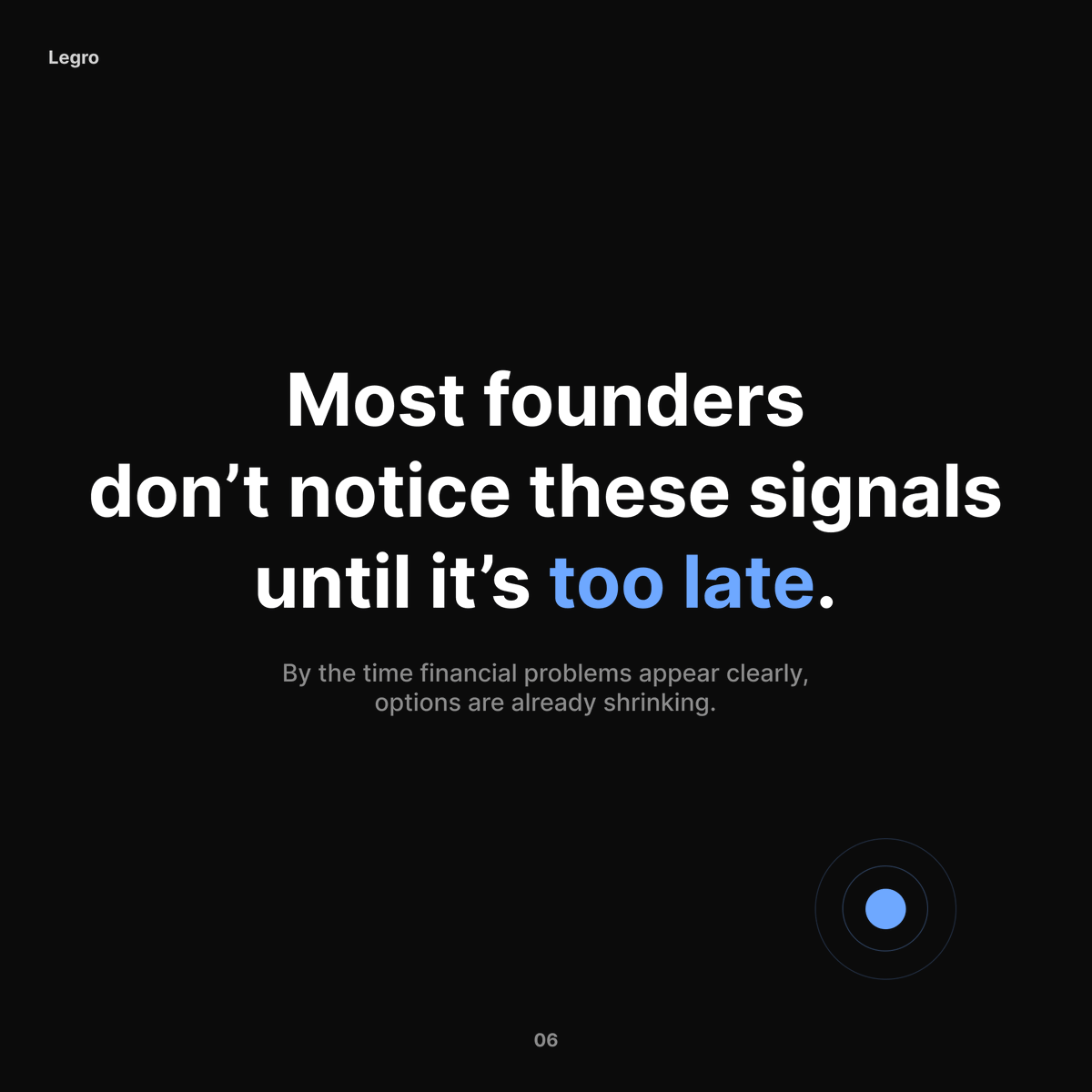 Legroai's tweet photo. Most founders notice these signals too late.

Built for modern operators:

https://t.co/N5Um4eZ8rA https://t.co/z7ugPtcrbJ