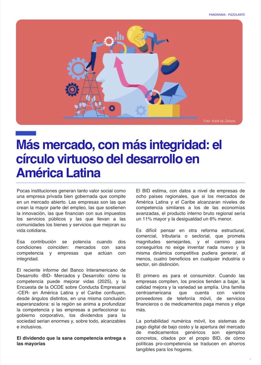 econoaction's tweet photo. El reciente informe del BID: Mercados y Desarrollo y la Encuesta de la OCDE sobre Conducta Empresarial Responsable en ALyC dejan una puerta esperanzadora para potenciar el desarrollo de la región a través de más mercado con más integridad. Artículo en https://t.co/ayDmz97gHf https://t.co/anRMdA9M3b
