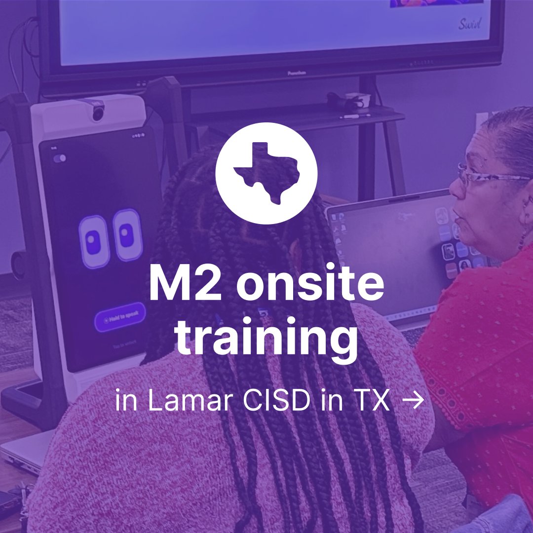 swivl's tweet photo. See how @LamarCISD educators are using M2 training to bring classroom coherence to life with new ways to integrate AI into everyday instruction. https://t.co/9YyFvGH2br