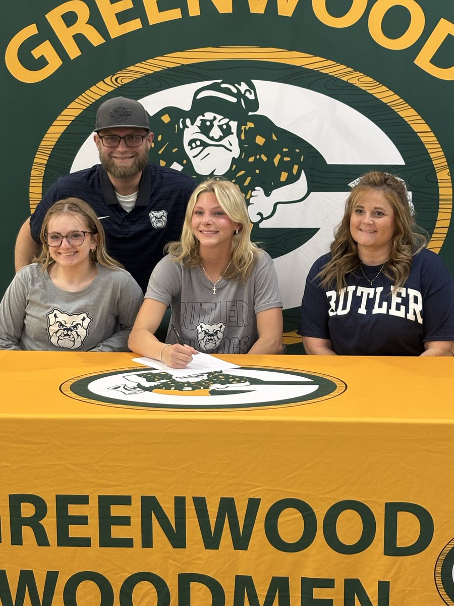 Gwoodathletics's tweet photo. Congratulations Cadence Mobley! Cadence will be continuing her Academic and Athletic careers at Butler University! Go Bulldogs! https://t.co/rBCJ3XmB7e