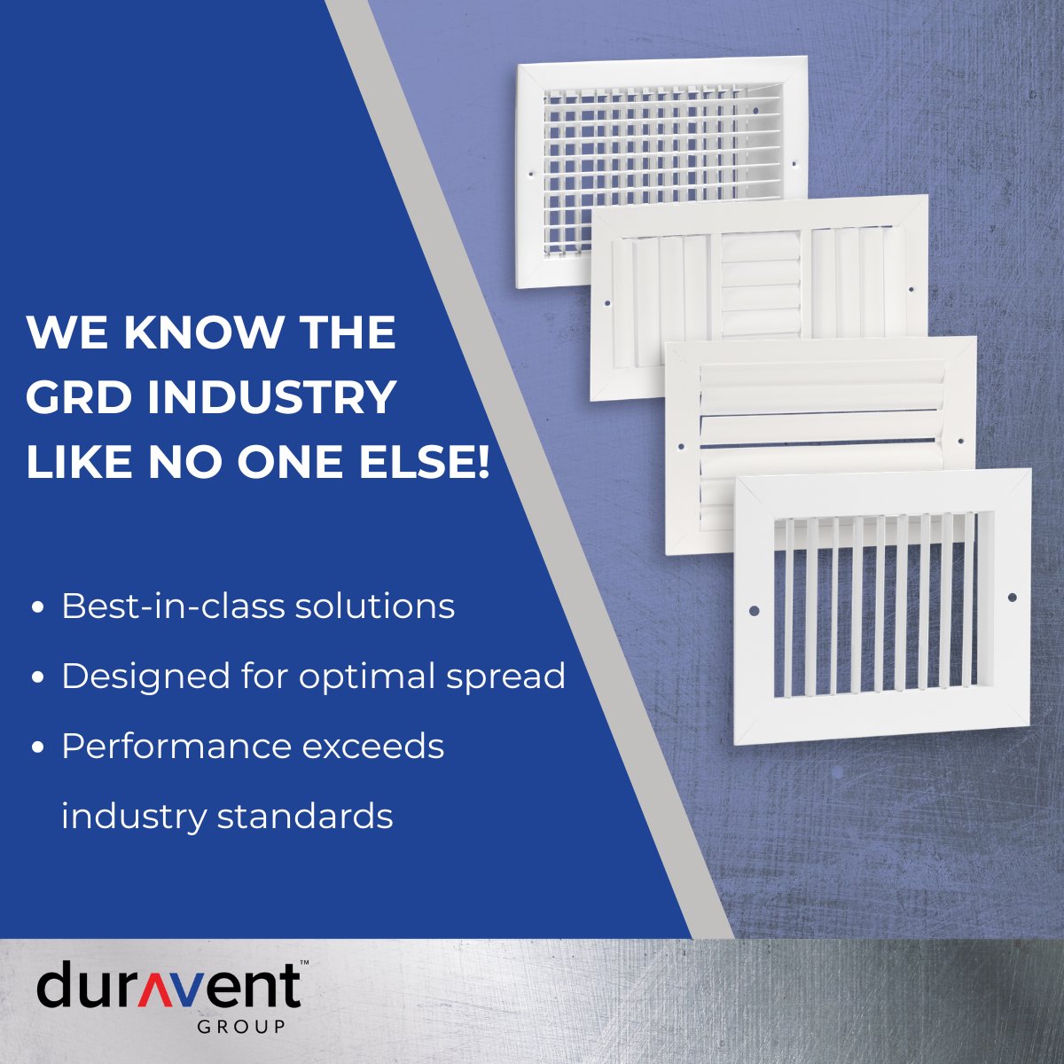 DuraventGroup's tweet photo. Whether you’re an experienced pro installing GRDs in new residential construction or a homeowner looking to improve airflow in your home, our GRDs offer reliable solutions for every application.

Learn more about our residential GRD offerings: https://t.co/W9CgcM3ra6 https://t.co/khDlkynoaB
