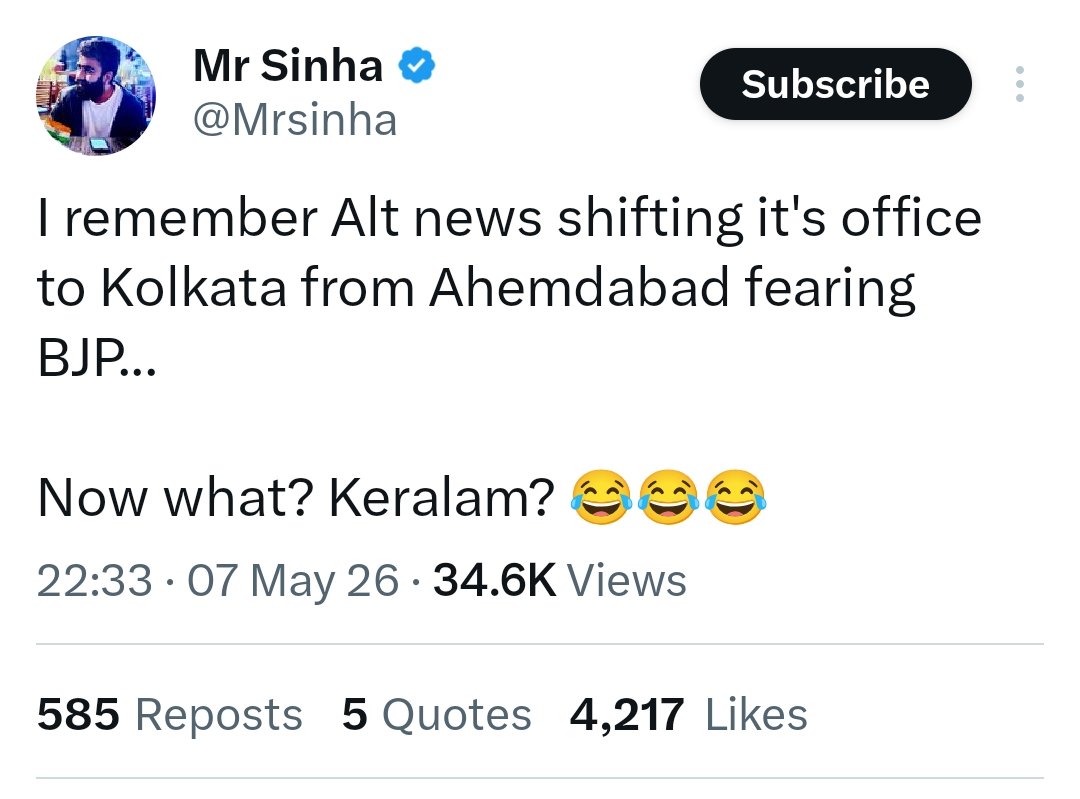 Mohammed Zubair tweet media