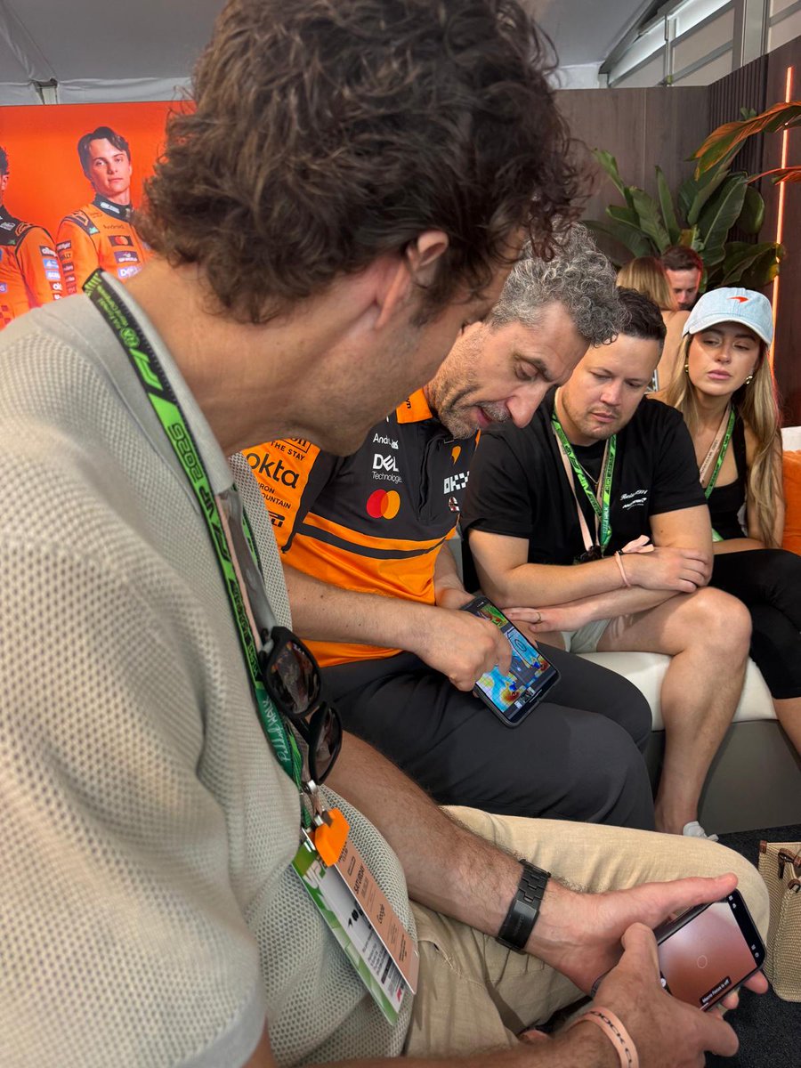 PhilippSchi's tweet photo. I was pitside at the Miami GP with @McLarenF1 and @ZBrownCEO and saw how @Google’s tech breakthroughs helped the team. Congratulations on the Sprint success and double-podium, @LandoNorris and @OscarPiastri! Examples:

- Randeep Singh, McLaren’s Racing Director, and team use Gemini to quickly make sense of the huge amounts of data they received each session (like lap time deltas) to improve on-track performance and guide critical decisions for qualifying and race setup.

- Andrea Stella, McLaren’s Team Principal, used a Pixel Fold and the larger display to review technical graphs while on the move.

- @LandoNorris told me he was using @GeminiApp to improve his sleep and recovery to battle jetlag and a packed schedule.

In F1, where milliseconds matter, how quickly you turn data into execution is what can make you win. A huge thank you to the entire McLaren team for your trust and the close collaboration with @GoogleDeepMind and @GoogleCloud teams!