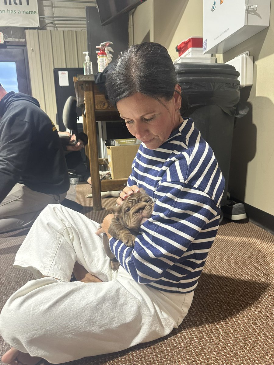edshvac's tweet photo. A little puppy therapy and ice cream to brighten the workday 🐶🍦

Big thanks to the Cincinnati region Puppies&amp;Yoga and the Dayton region Alsies Ice Cream Truck for helping us kick off summer with a fun and relaxing afternoon! https://t.co/fR67WxnHd1