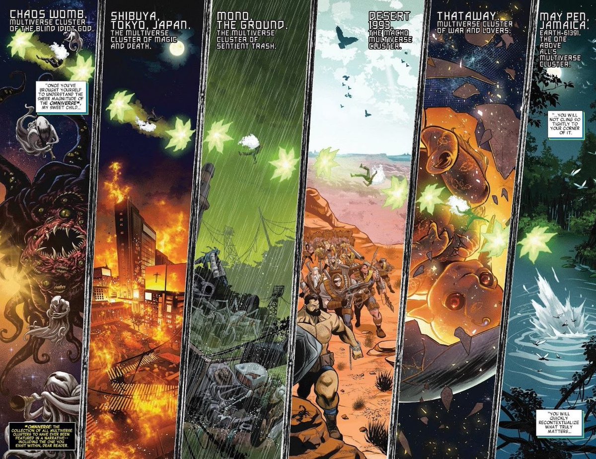 Sajtama8's tweet photo. @AyodeleMurewa 
Isn't the entire omniverse something created by the Source, according to DC canon? In Fortnite, all the multiverses were created by The Zero Point... So many weird things. https://t.co/9N2ZosTvp5