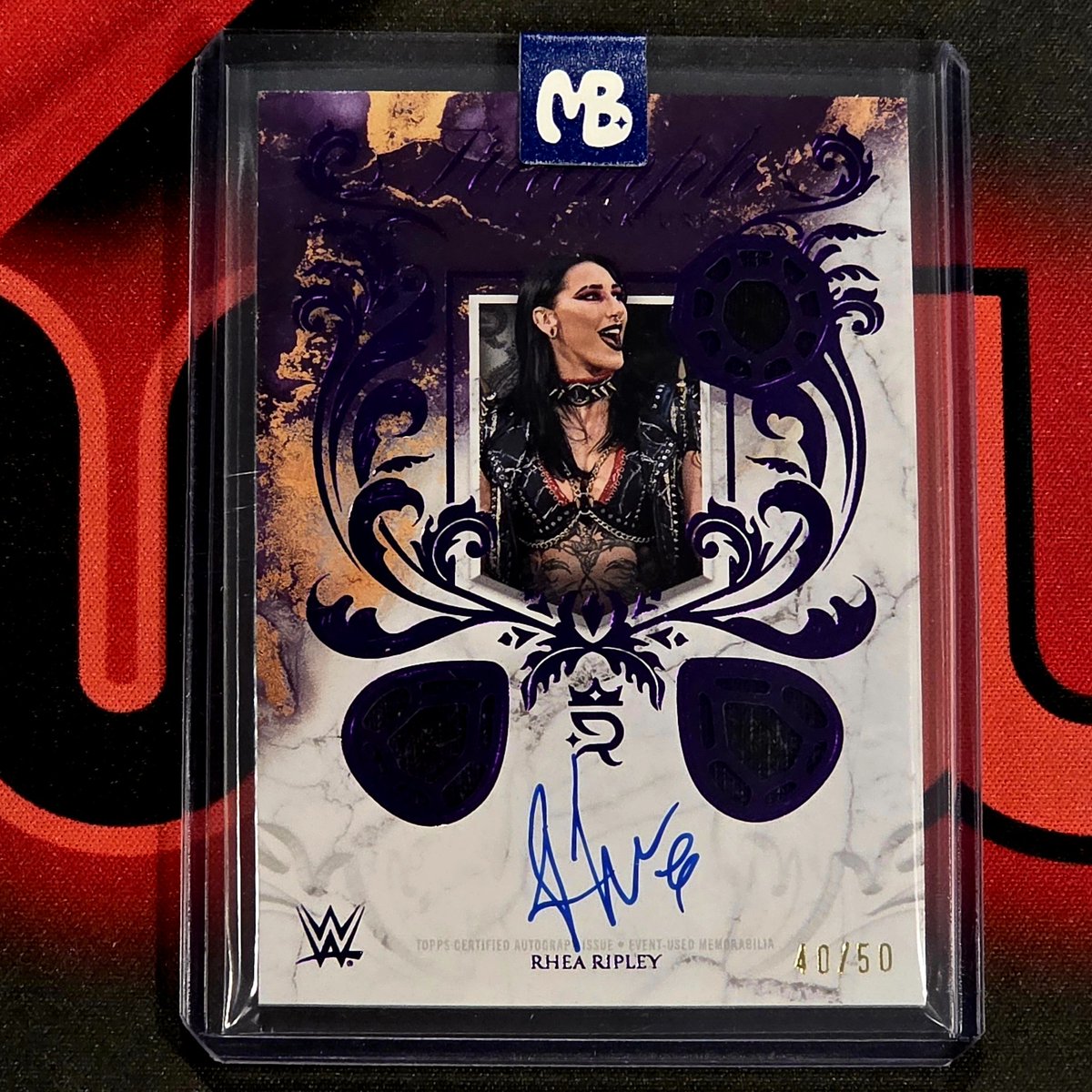 samwwesamwwe's tweet photo. Shoutout @mamabreakscards for my first Mami Royalty hit! Triumph Relic Signatures purple /50, sick! Thank you Stephanie! π
π₯ π₯
#mamicollection
#mamipc
#rheacollection
#rheapc https://t.co/kUkTuC7JIN