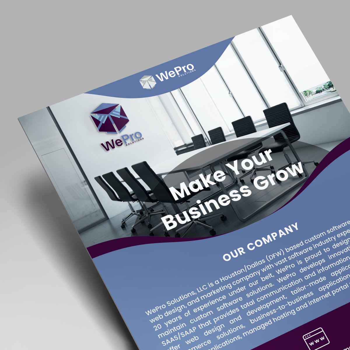 WeProLLC's tweet photo. The thing that matters most to us is your success. We believe we're only successful if our clients are first and that drives everything we do! If you’re looking for a web, IT, or software team who will be a true business partner, send us a message. We’d love to work with you! https://t.co/HCi3Mfd6cU