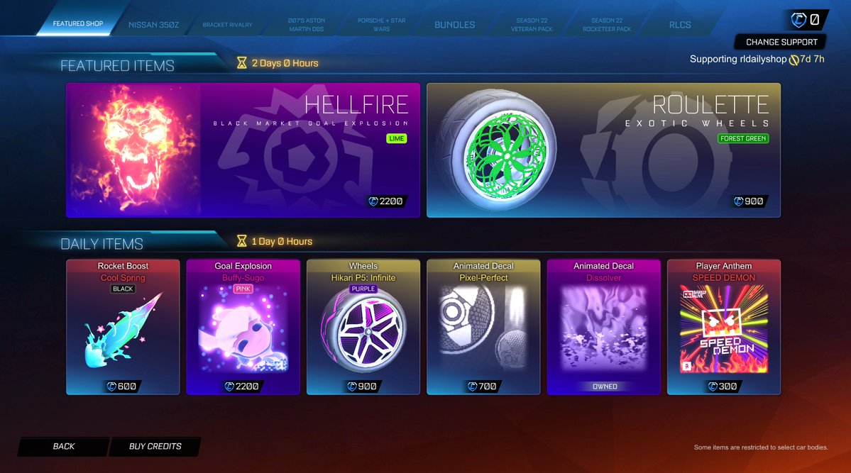 Rocket League Shop tweet media