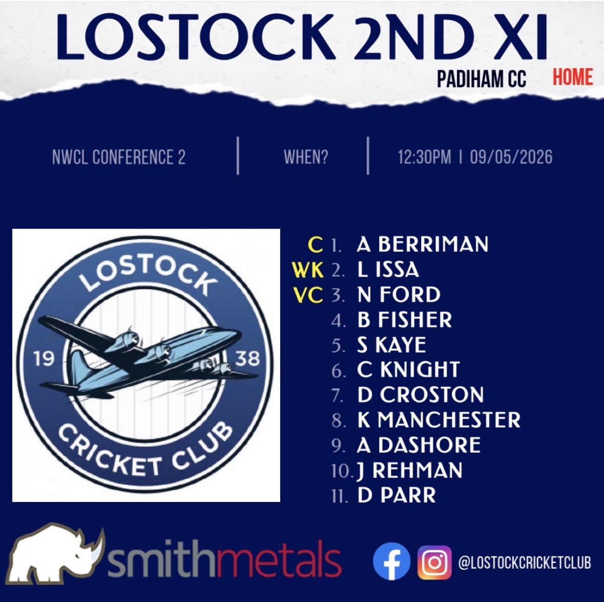 Lostock CC tweet media