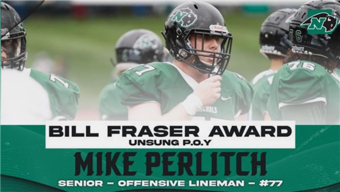NicholsBisonFB's tweet photo. Chad Weeks Award (Perseverance) - Martin Marange

Bill Fraser Award (Unsung) - Michael Perlitch

#FULLTHROTTLE🏈🦬
#THRUTHESTORM ⛈️ https://t.co/FNgjBjIVYH