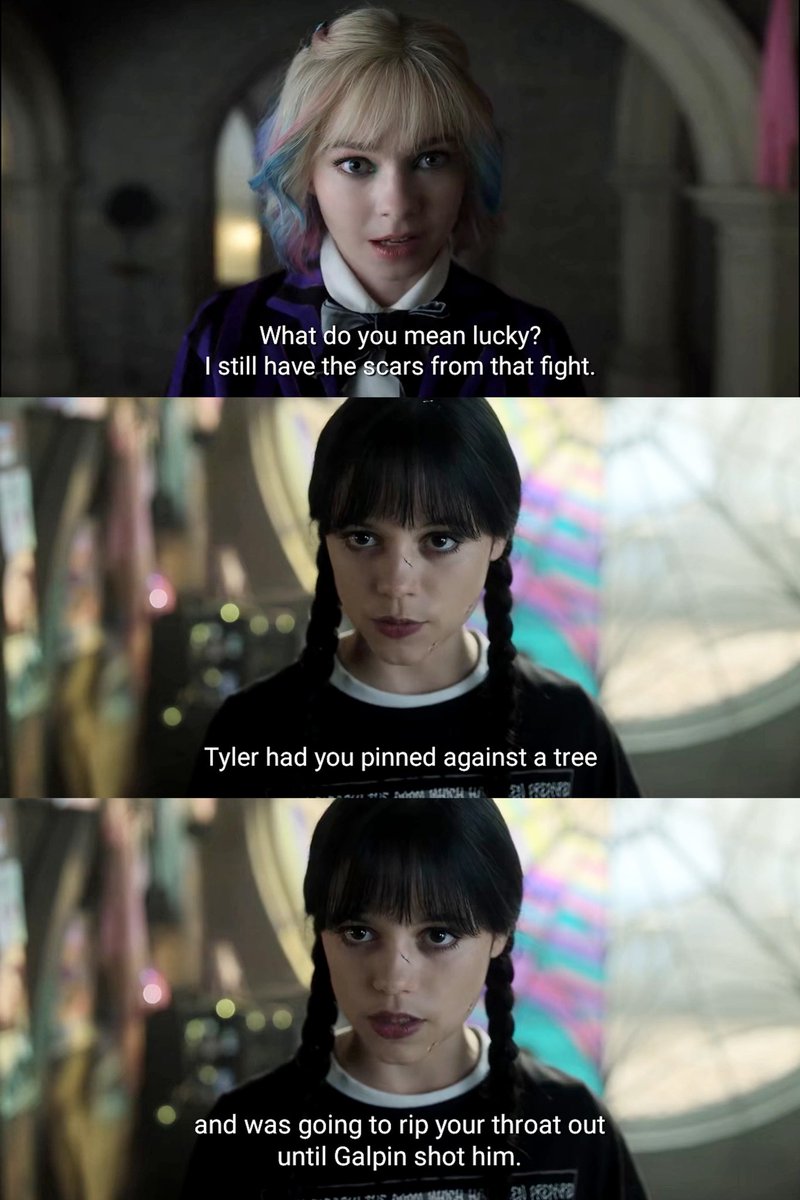 marissahere_'s tweet photo. @ZendayasDriving "Enid kills Tyler" mind you are y'all blind 🤡 also audacity to mischaracterize Enid into a murderer she clearly isn't and will never be. https://t.co/bIqrDKTcPW