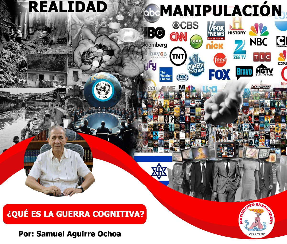 IngSamuelAO's tweet photo. La guerra cognitiva es una forma de combate desarrollada por la OTAN, que utiliza la mente humana como campo de batalla. La intención es alterar la percepción de la realidad y la capacidad de razonar de los seres humanos utilizando la ciencia y la tecnología.

Te invito a leer mi artículo al respecto: 
https://t.co/sPNHeEY0ou