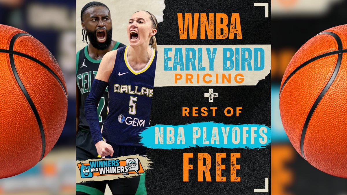 WinnersWhiners's tweet photo. 🏀 🤑 The WNBA season tips off TOMORROW! Lock in WNBA premium plays for the entire season at early bird pricing from your favorite handicapper and get the rest of their NBA Playoffs plays FOR FREE! Use the link below to take advantage NOW ⬇️

https://t.co/xxJaww1aSw https://t.co/xw5IxR5lGf