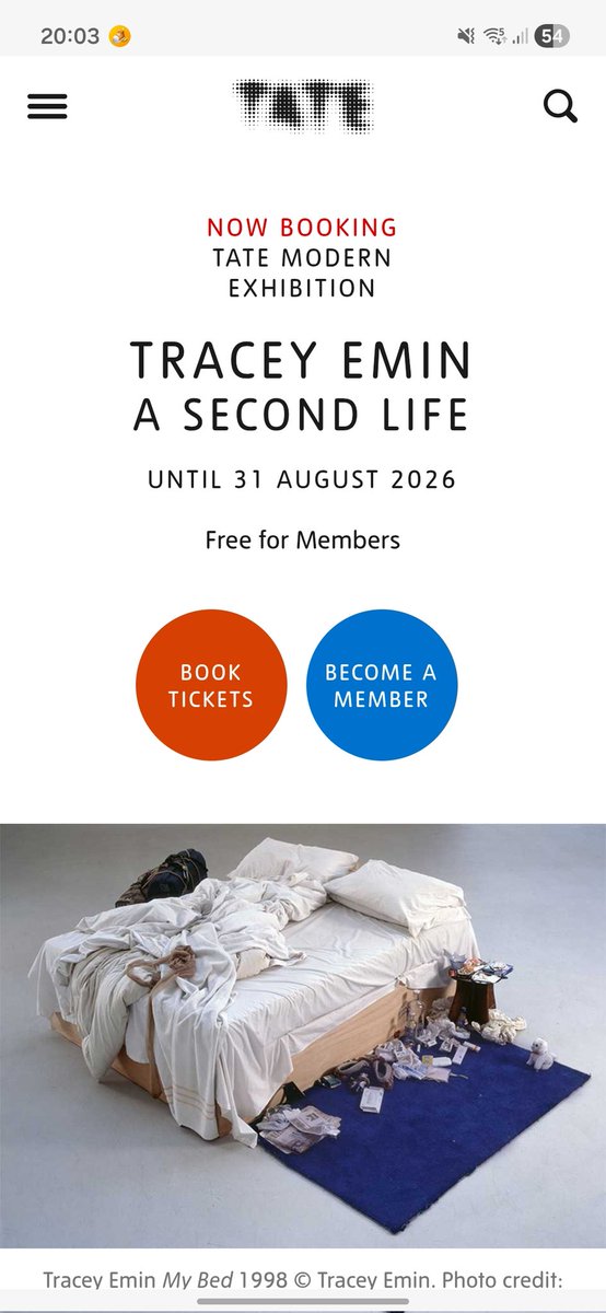 aphcfc85's tweet photo. I am so there for this! @TateModernSW #mybed #everyonewhoihaveeversleptwith #art #historyofart #modernart #tracyemin 🖼🎨🖼🎨🖼🎨 https://t.co/lMRbI24809
