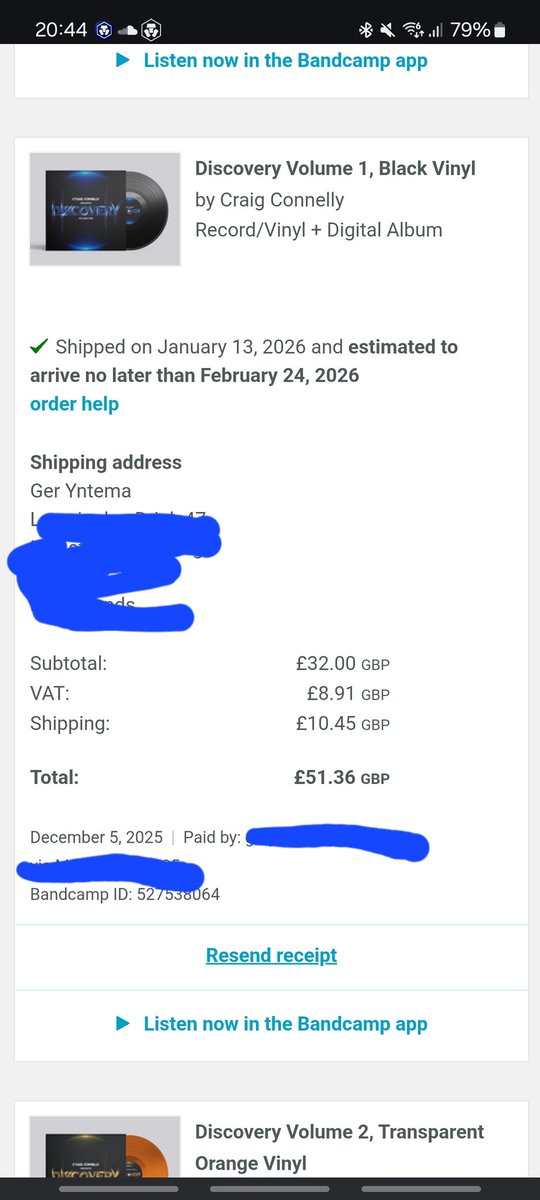 Ger643's tweet photo. @craig_connelly Can you please explain then the + digital album with the order? https://t.co/azvAdr7Kz2