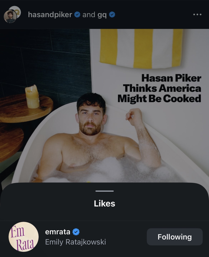 Hasanabi productions (meme account) tweet media