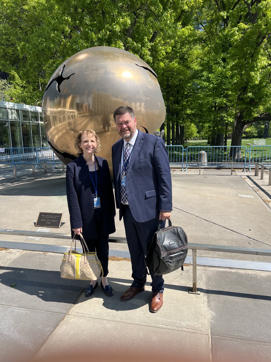 njnicholas1's tweet photo. Cary Crawford and I are in NYC observing the NPT RevCon as #INMM observers. https://t.co/e4p3EhKEw1