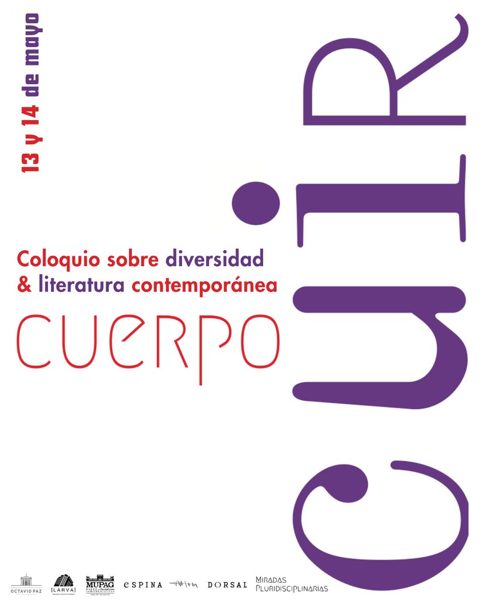 Layo_GI's tweet photo. La diversidad versus el orgullo serán los ejes de esta segunda edición del Coloquio Cuerpo Cuir 💜✨
Compartan para abrir el diálogo 🌀✨ https://t.co/WC0UrCvQ3a
