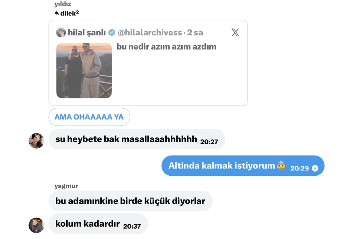 nocontextcansin's tweet photo. Grupta konusulan en normal sey🥰 https://t.co/LS1DcnyLiC