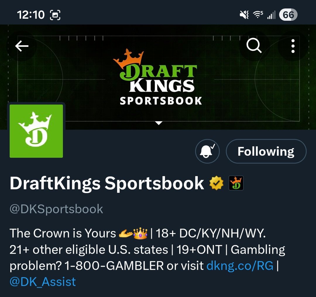 mipetizz's tweet photo. @DKSportsbook And I have notifications on because I care ❤️ https://t.co/vq110qMj53