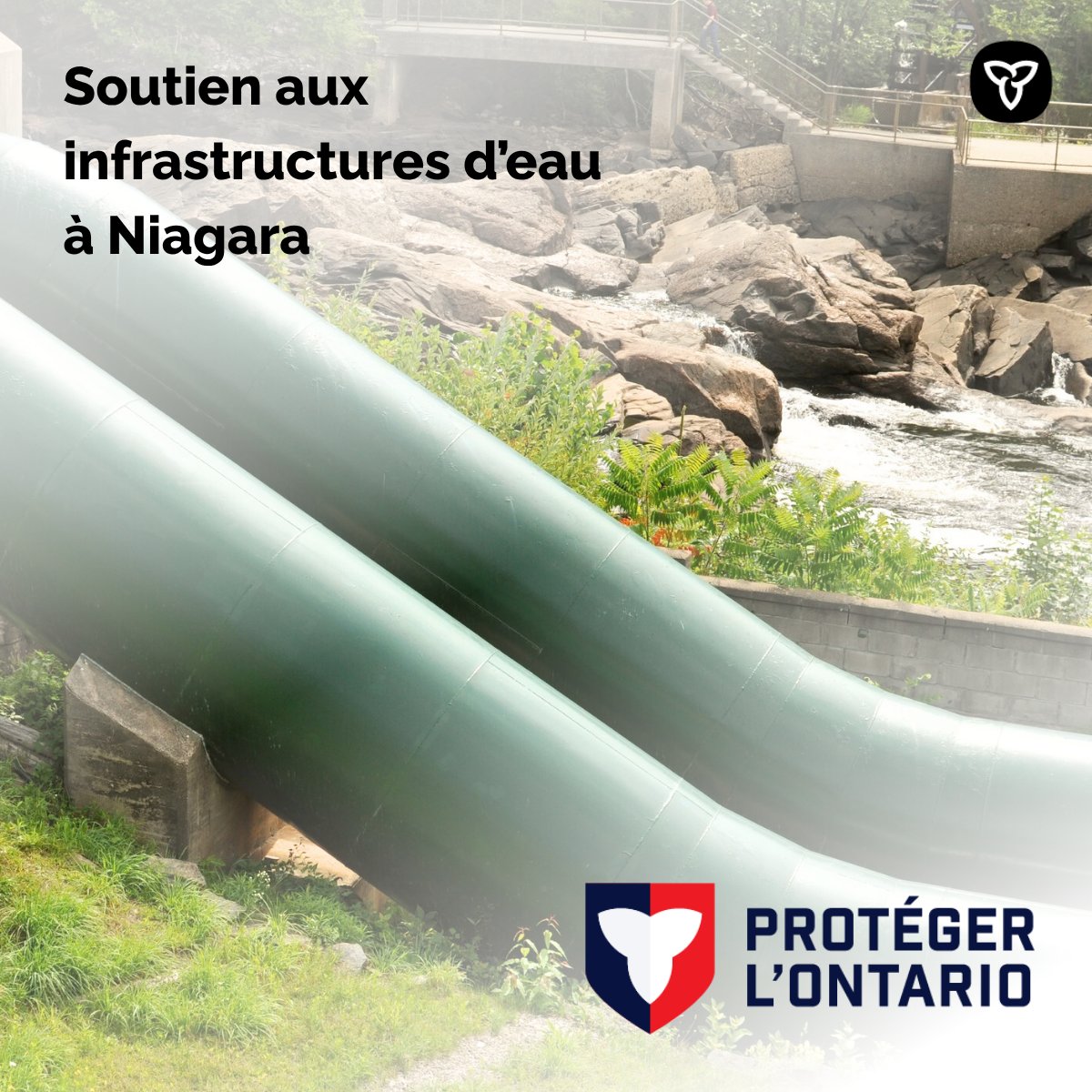 InfraON's tweet photo. @ONgouv y investit près de 44 M$ par le volet Santé et sécurité en matière d’eau du PIML pour moderniser et renforcer les réseaux d’eau dans la région.

Voir: https://t.co/rleyMo4k1J https://t.co/Eekq6mHWkN