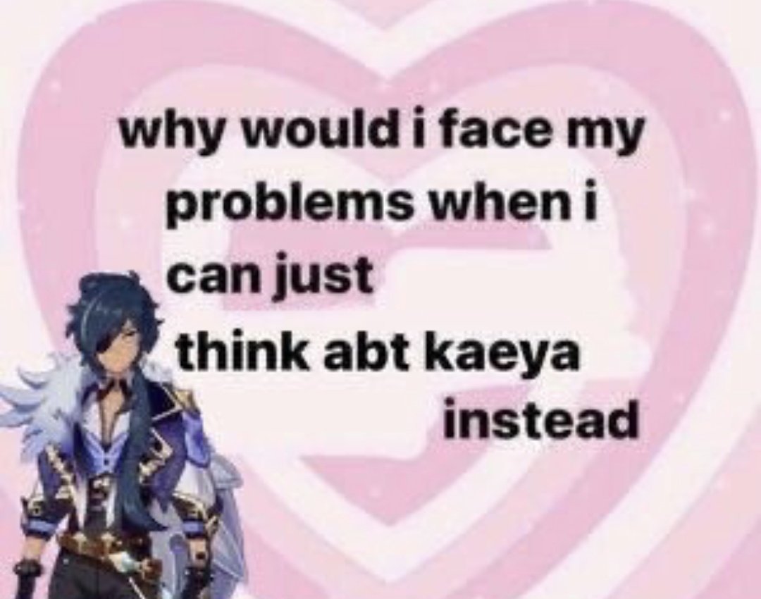 suspiciouskaeya's tweet photo. why therapy when kaeya ❤️ https://t.co/1x3Usid9Mb