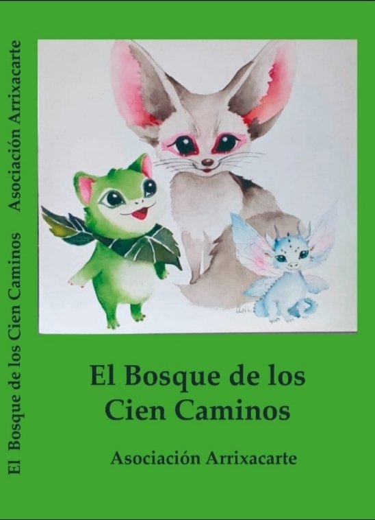 Arrixacarte's tweet photo. 📗CUENTO SOLIDARIO de #Arrixacarte en beneficio de #Afacmur🎗️
Idea original de Lola Nortes,  pinturas del colectivo Arrixacarte.🎨🎗️💚
Todo un éxito,👏 300 Cuentos 📗 vendidos.
Mil gracias por contribuir con tanta solidaridad y sensibilidad a esta importante y necesaria causa. https://t.co/jo7nTWNOyB