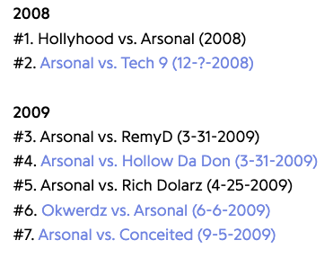 LTBRpodcast's tweet photo. The label of being a Rookie in battle rap is a term thats used loosely and hard to find a concrete definition for. 

But Arsonal's first year of having battles on Youtube should def get some love for one of the best "Rookie" years in battle rap. https://t.co/B6yLGhoGpO