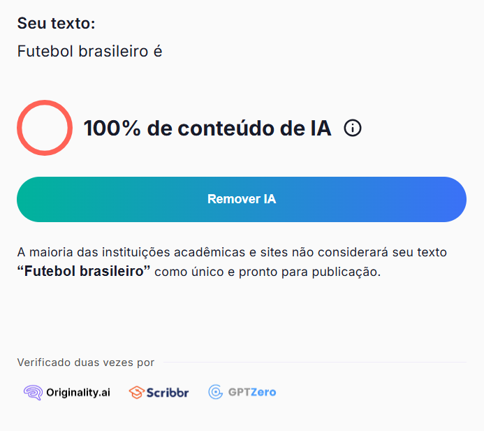 fbirman's tweet photo. Coloquei alguns textos bem antigos do meu blog num detector de IA. O resultado: '100% criado por IA'. O detector é ruim mesmo ou o 'problema' sou eu?" https://t.co/jiQ57YsTv5