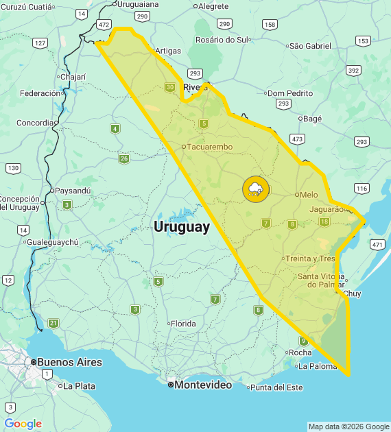 Instituto Uruguayo de Meteorología tweet media