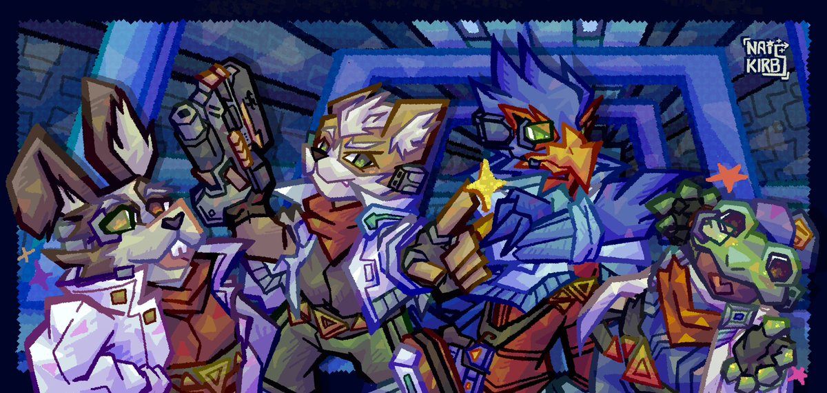 Naikirbs's tweet photo. 💥THE GALACTIC MERCENARIES: TEAM STARFOX 💫
#starfox #fanart https://t.co/BXaaImm6uX