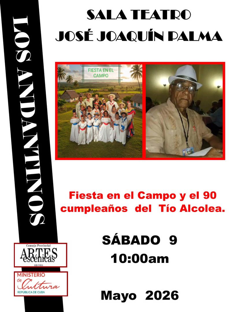 CastilloEb64374's tweet photo. PROGRAMACIÓN CULTURAL DE LAS ARTES ESCÉNICAS GRANMA EN BAYAMO 
#Bayamo 
#ArtesEscénicasGranma 
#CulturaGranma 
#ProvinciaGranma 
#NoHayApagónCultural https://t.co/HRy5908WQw