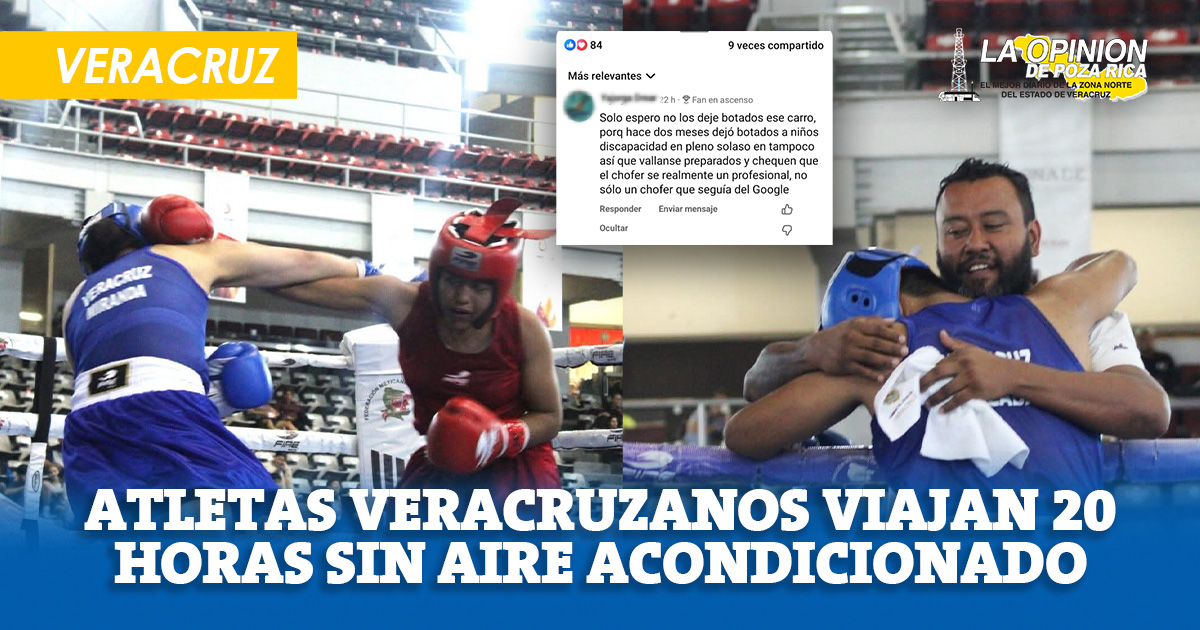 La selección de boxeo que representará a Veracruz en la Olimpiada Nacional que se realiza en Nayarit sufrió durante 20 horas, debido a los problemas de logística que aquejan desde hace meses al Instituto Veracruzano del Deporte.

Más información en wp.me/pbbxbH-3nye