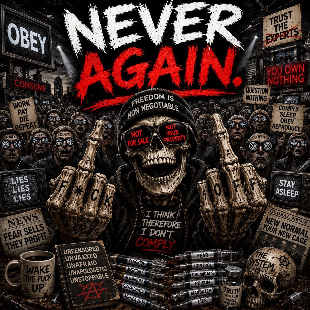 Lockdowns...  NEVER AGAIN!