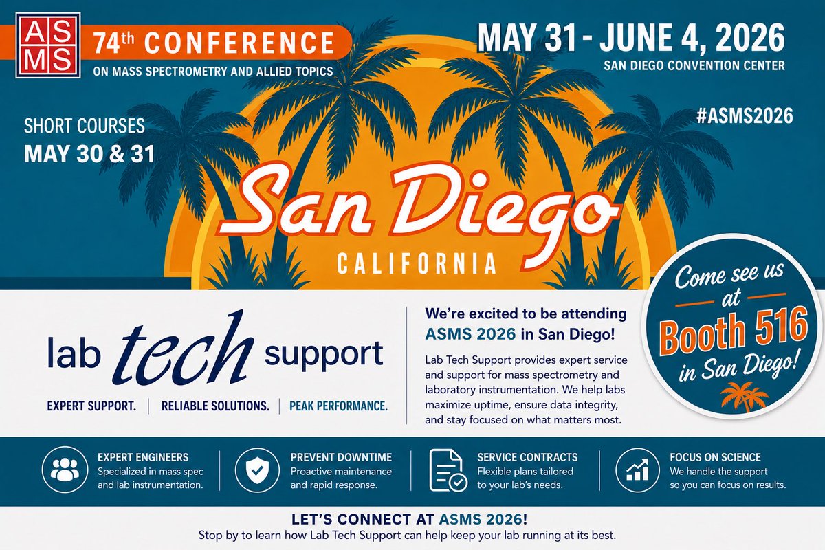 LabTech_Support's tweet photo. If your lab has ever said:
🔹 “It was working yesterday…”
🔹 “We just need to get through this run…”
🔹 “Can someone look at this ASAP?”
…we should probably meet.
📍 Booth 516
📅 May 31 – June 4
Stop by, say hi, and tell us your best instrument horror story.
#asms2026 https://t.co/SrH7FVLe9y