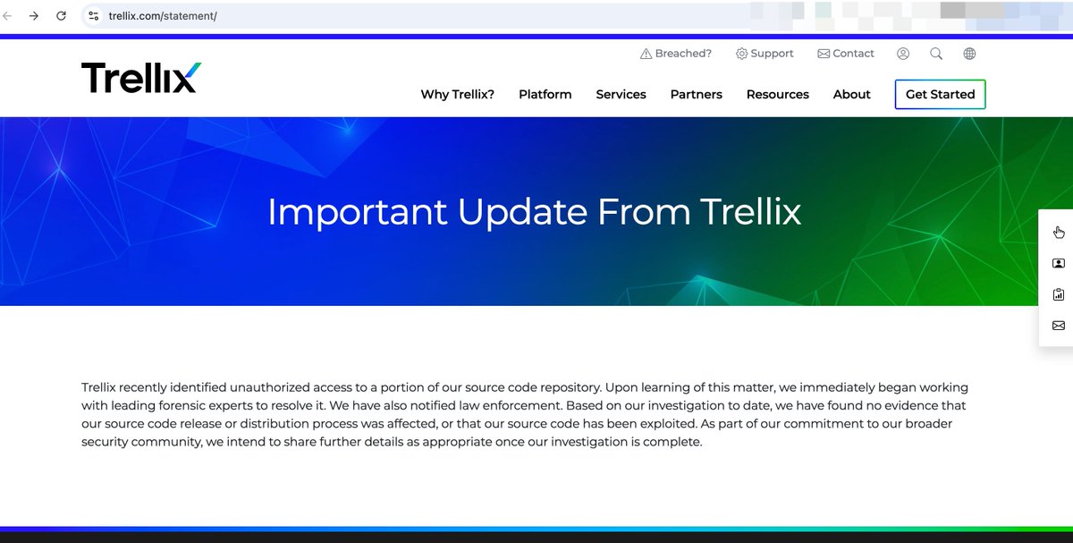 _venarixES_'s tweet photo. El grupo #hacker #RansomHouse ha publicado en su blog a #Trellix 🇺🇲 (@Trellix) como posible víctima de un #ciberataque #ransomware.
#Trellix 🇺🇲  es una empresa de #ciberseguridad especializada en #software y servicios para la detección y la respuesta a amenazas.
Monitorea este incidente en VenariX, Inc. ➡️ https://t.co/OW9Te2XdwS
#CyberAttack #CyberSecurity #Threats #DarkWeb #InfoSec #USA #McAfee #FireEye #CyberSec