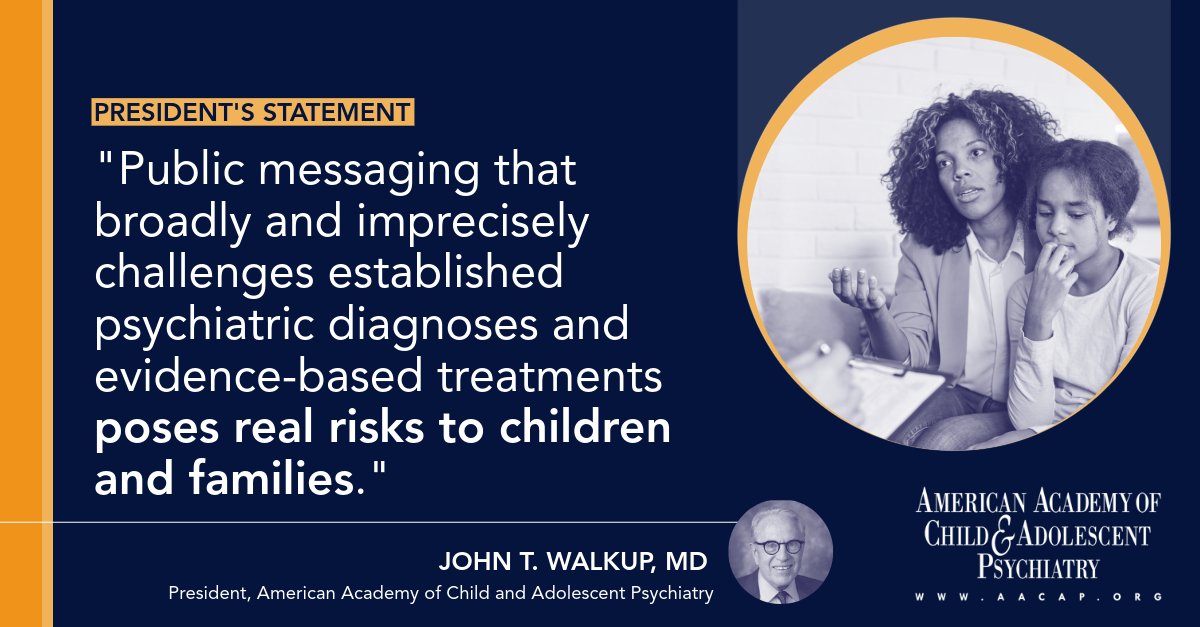 American Academy of Child & Adolescent Psychiatry tweet media
