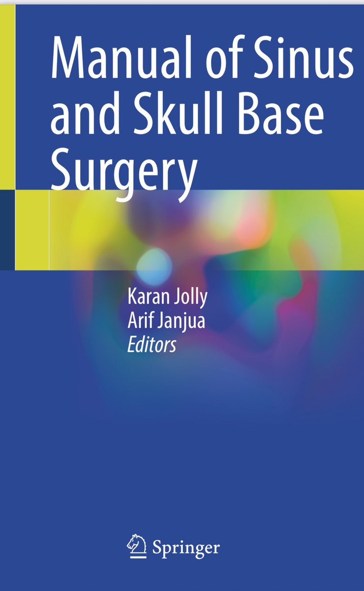 Rayan_alfallaj's tweet photo. Proud to share my contribution to two chapters in the Manual of Sinus and Skull Base Surgery:

* Nasal Pedicled Flaps with my mentor: Prof. @drsaadalsaleh 

* Maxillary Sinus Surgery with my mentor: Dr. @JohnCraigNose  

It is a true honor and privilege to contribute to this work, and I am deeply grateful for the mentorship, and continuous support of my teachers throughout this journey.

Book available at:

https://t.co/XPbJ14qGGU