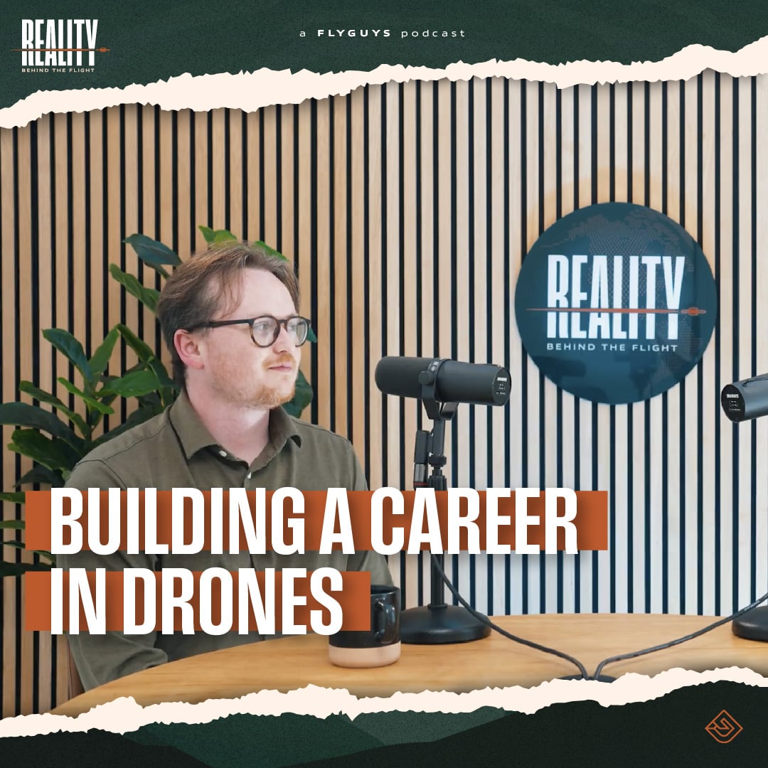 Episode 3 just dropped!
Our Director of Operations, Kaleb, joins DaCoda to talk about his path into the drone industry, his early days at FlyGuys, and the kind of leader he’s working to become.
Real stories, real growth, and a look at the people behind the missions.
🎧 Listen