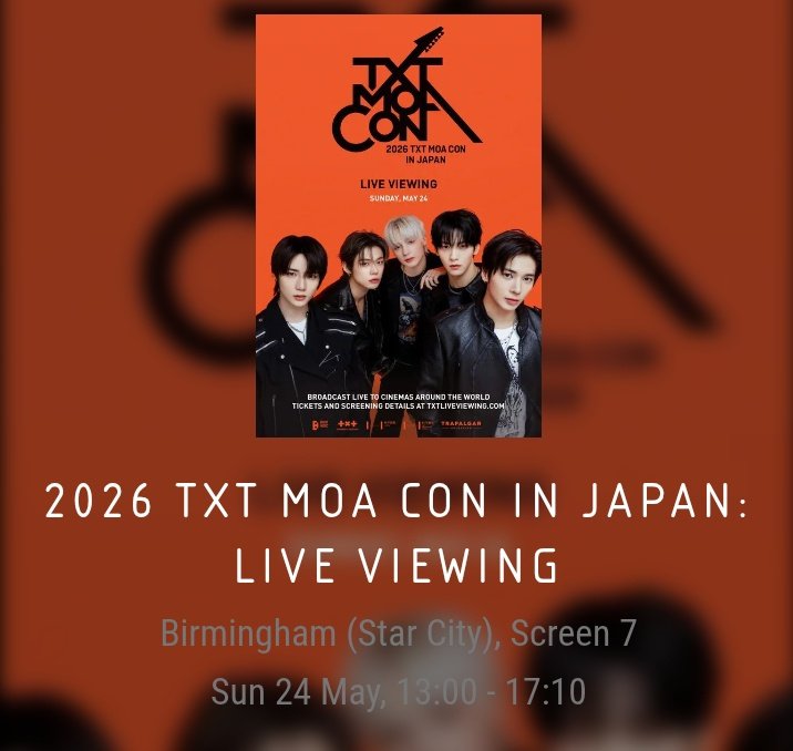 ForeverMOA225's tweet photo. So happy I've booked tickets for me and my MOA daughter for the Live Viewing of TXT MOA Con in Japan. It will be fun.💙 
#TXT_MOACON #TXT_MOACON_LIVEVIEWING
#txtmoaconjapanuk 
#TOMORROW_X_TOGETHER 
#투모로우바이투게더 
@TXT_members @TXT_bighit https://t.co/SBjci5vhDM