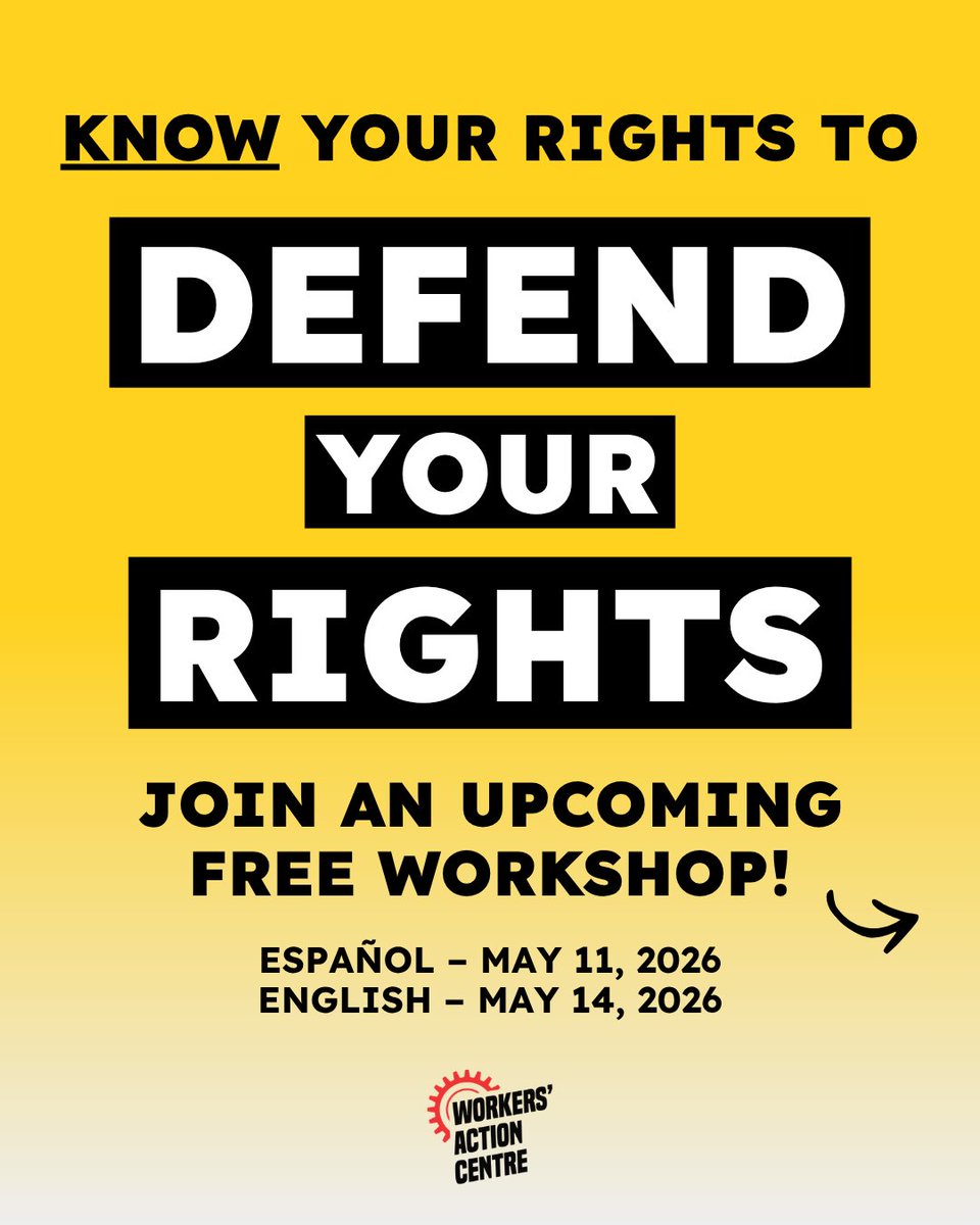 Workers' Action Centre tweet media