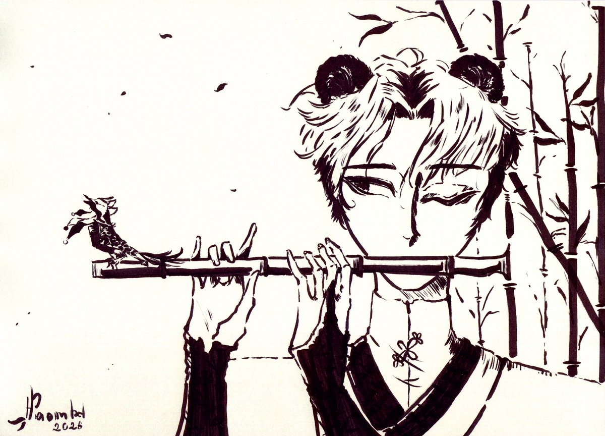 Paombd's tweet photo. Zen 🍃
#illustration #asian #traditionalart https://t.co/nDrIAc8aXV
