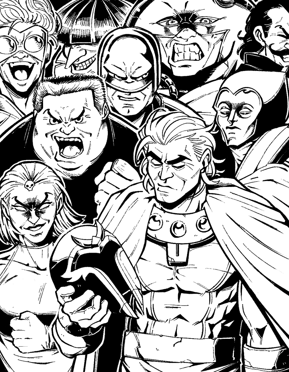 krembeni's tweet photo. The Brotherhood of Morally Dubious Mutants and their pro-mutant, anti-xavier ally host to the power of a eldritch god https://t.co/NdmPgcYSEp