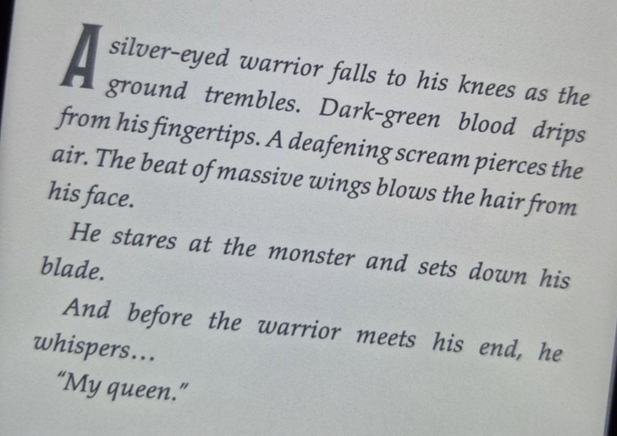 0dessaWolfe's tweet photo. ok it’s been a month i’m posting a rites of the starling spoiler 

THIS KILLED ME I NEED BOOK THREE https://t.co/Y9pKhqKL8z
