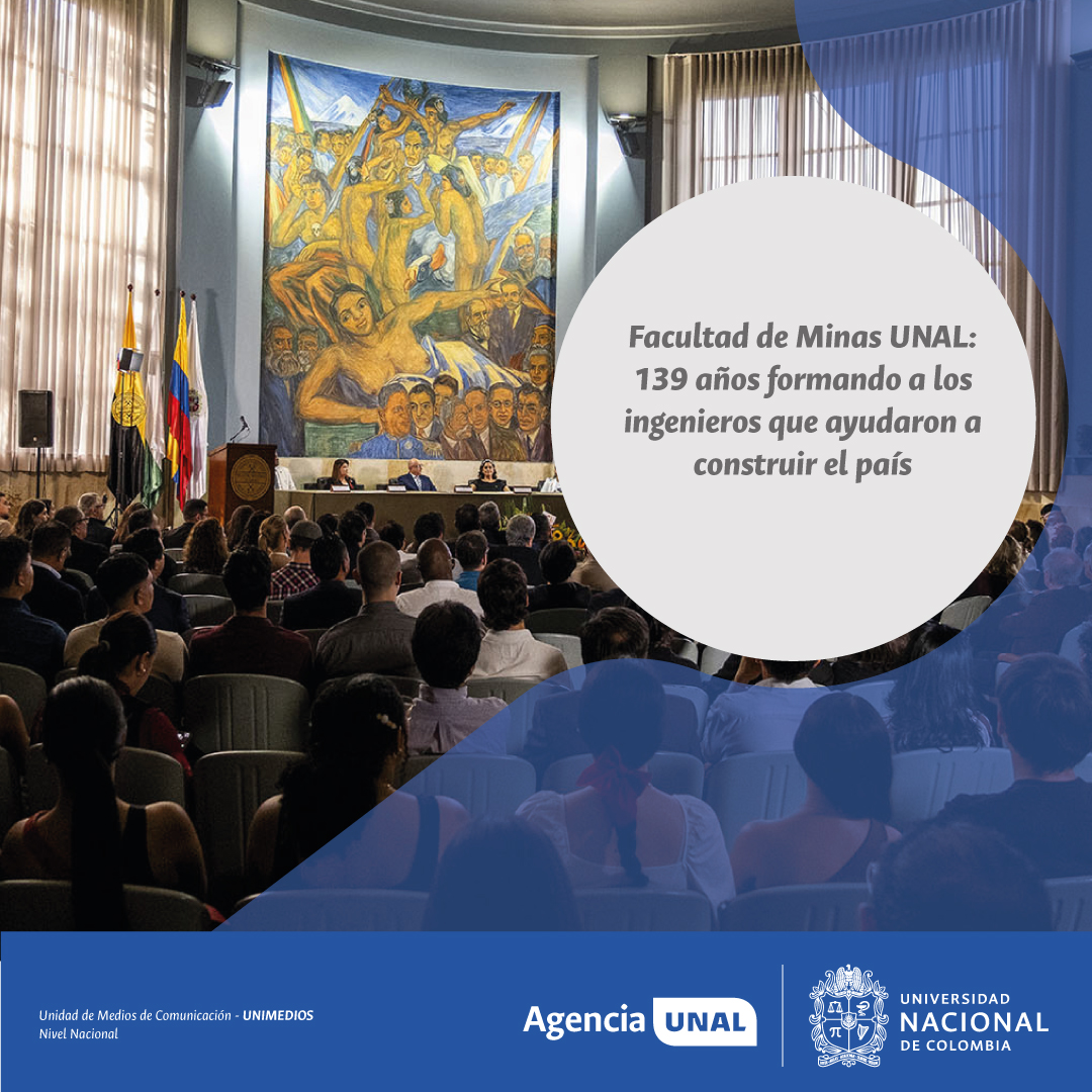 #AgenciaUNAL | La Facultad de Minas de la Universidad Nacional de Colombia celebró sus 139 años de historia con homenajes a profesores históricos, reconocimientos a empresas aliadas y una jornada académica en el campus Robledo.

ow.ly/74EM50YWgVn
