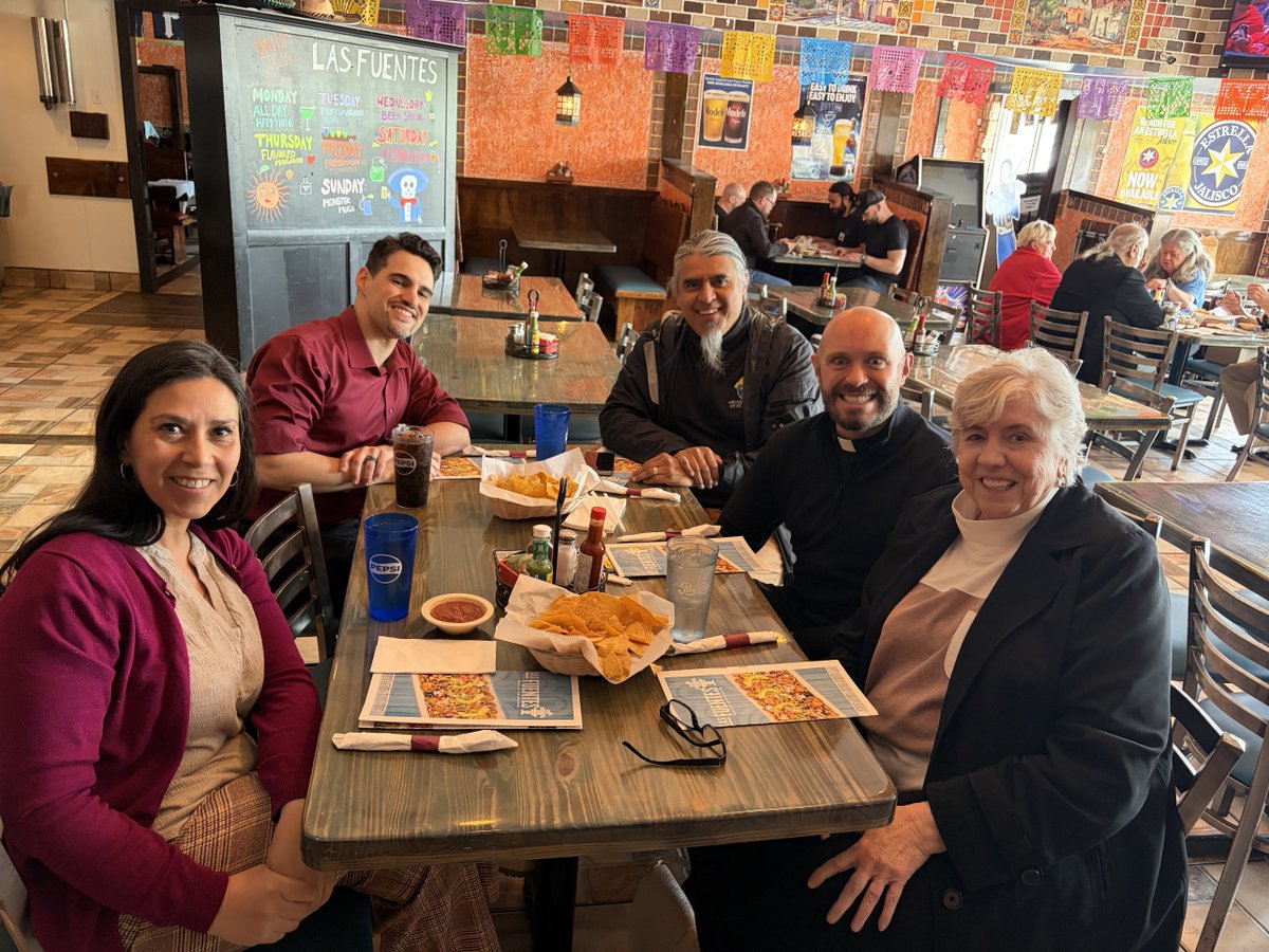 StLEcumenism's tweet photo. Great lunch with great colleagues in ministry! https://t.co/Czr9nnlsVw