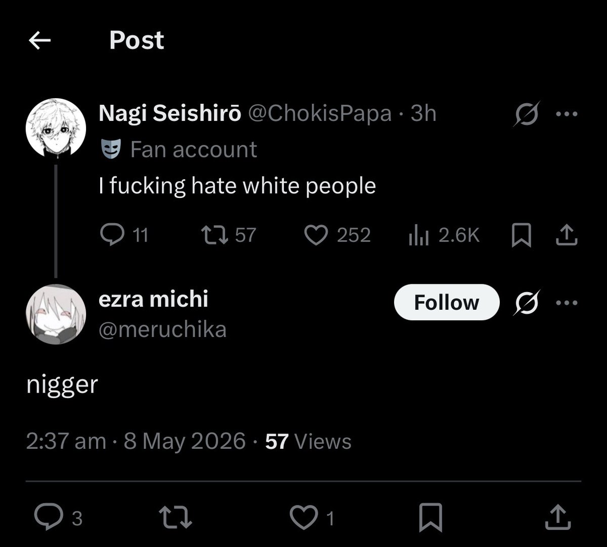 Nagi Seishirō tweet media