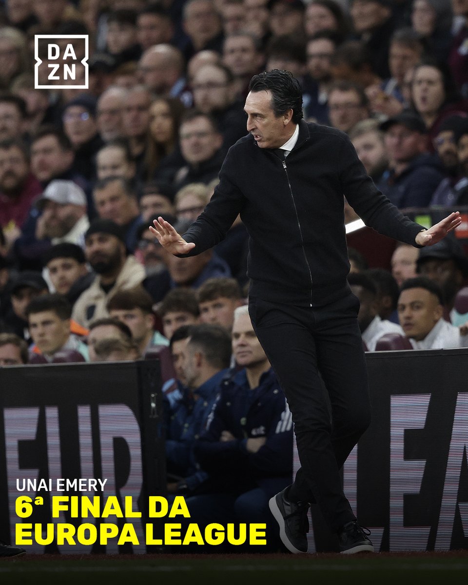 O sr. Europa.

2014: 🏆 Sevilla
2015: 🏆 Sevilla
2016: 🏆 Sevilla
2019: 🥈 Arsenal
2021: 🏆 Villarreal
2026: 🔜 Aston Villa

#DAZNEuropa